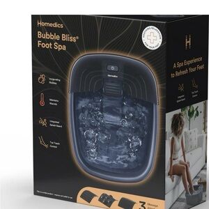 Homedics Bubble Bliss Foot Spa - Dark Blue